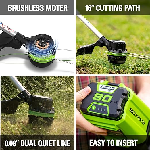 Powerful and Versatile: Greenworks Pro 80V Cordless Brushless String Trimmer + Leaf Blower Combo Review